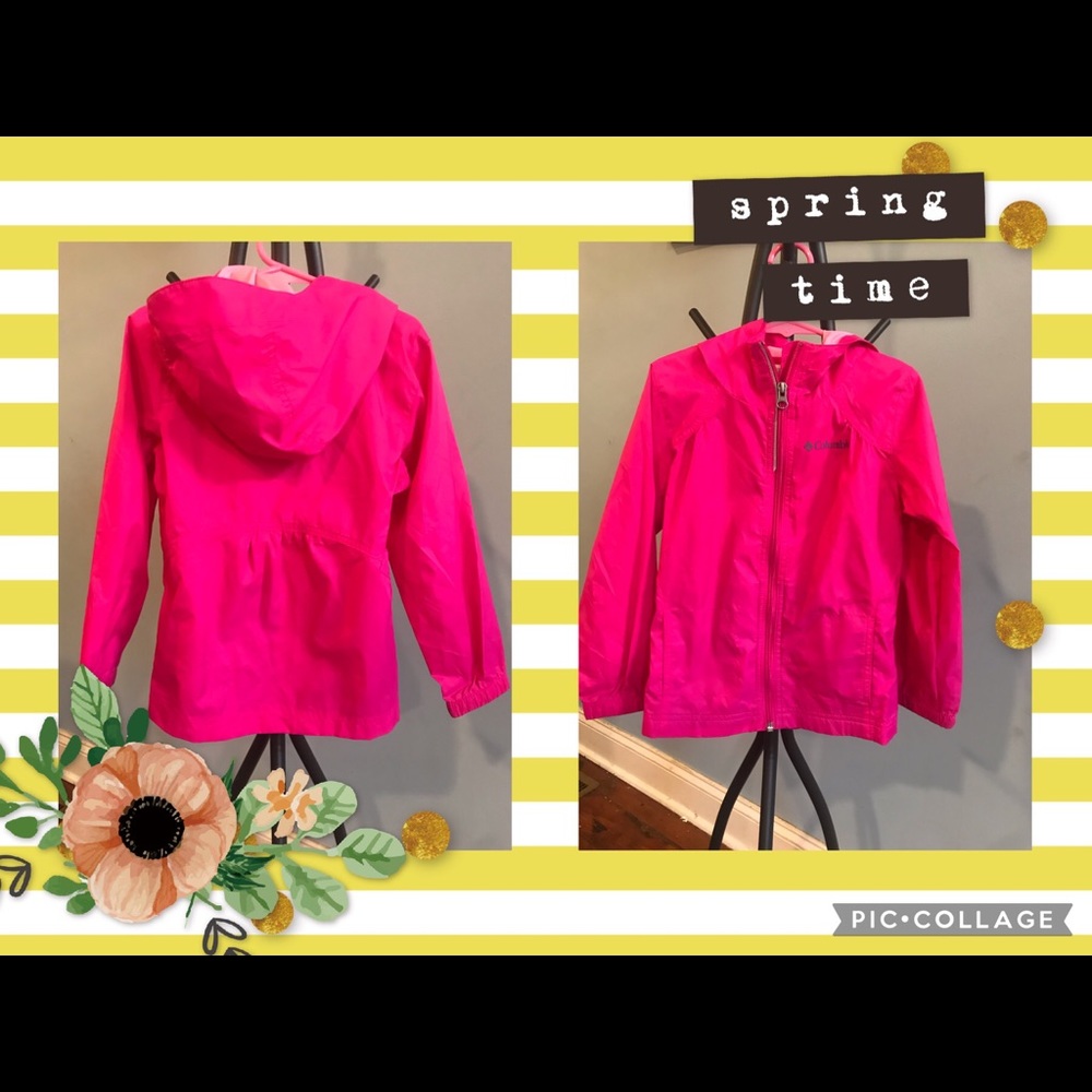 Columbia Raincoat XXS (4-5)🥰🌂🌦🌈